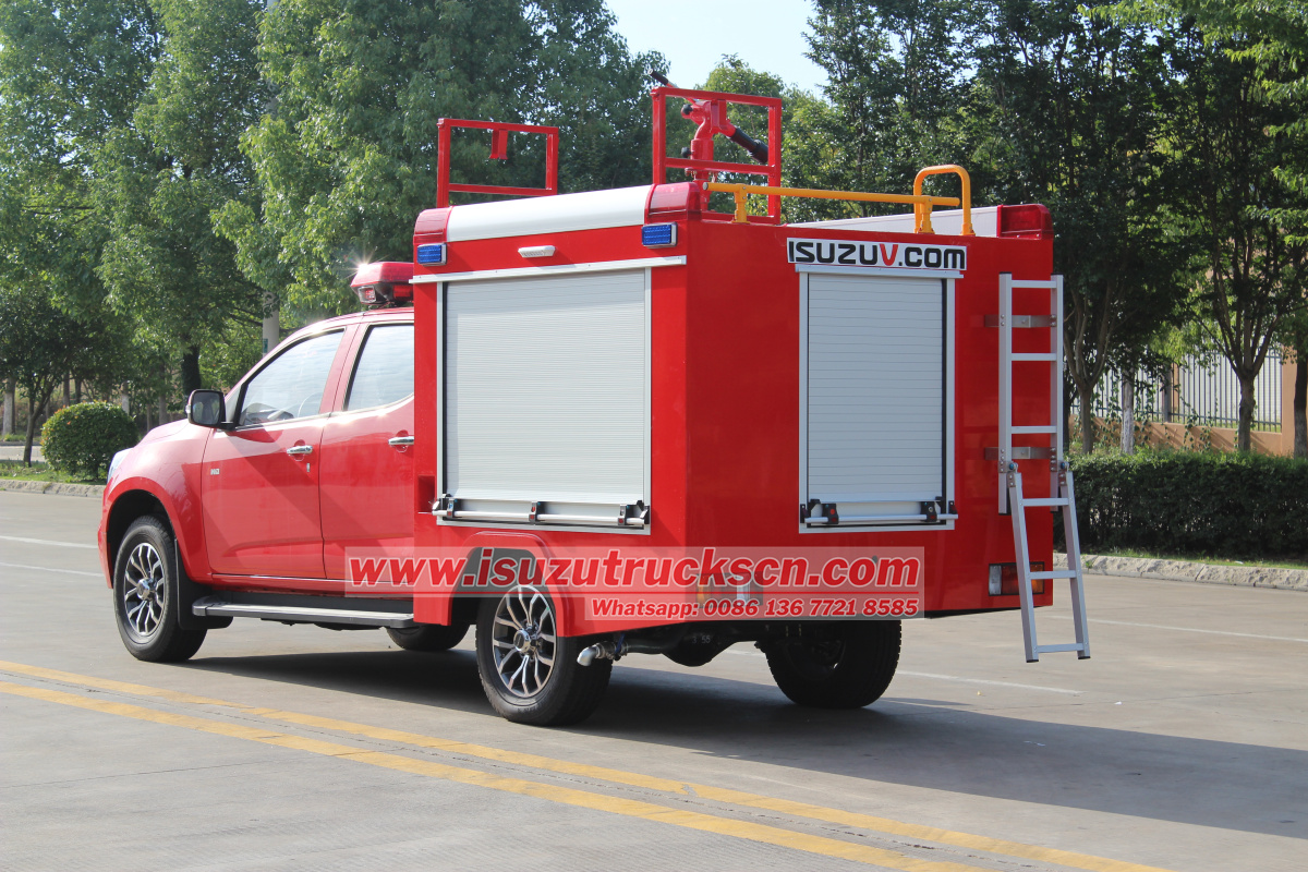 Isuzu 4x4 Fire Rapid intervention pick up pictures price