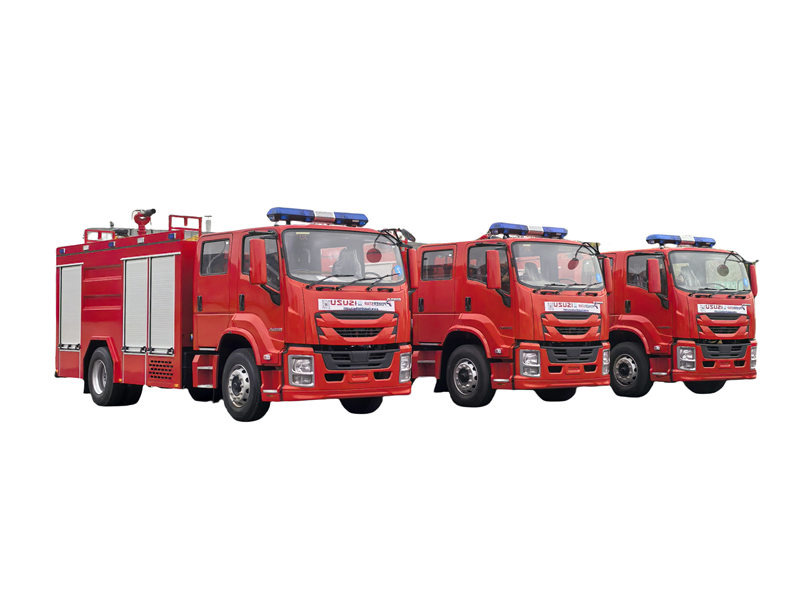 isuzu 4000 liters water foam fire truck