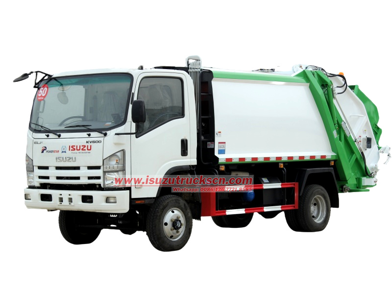 ISUZU NKR 4x4 Rear loader garbage truck