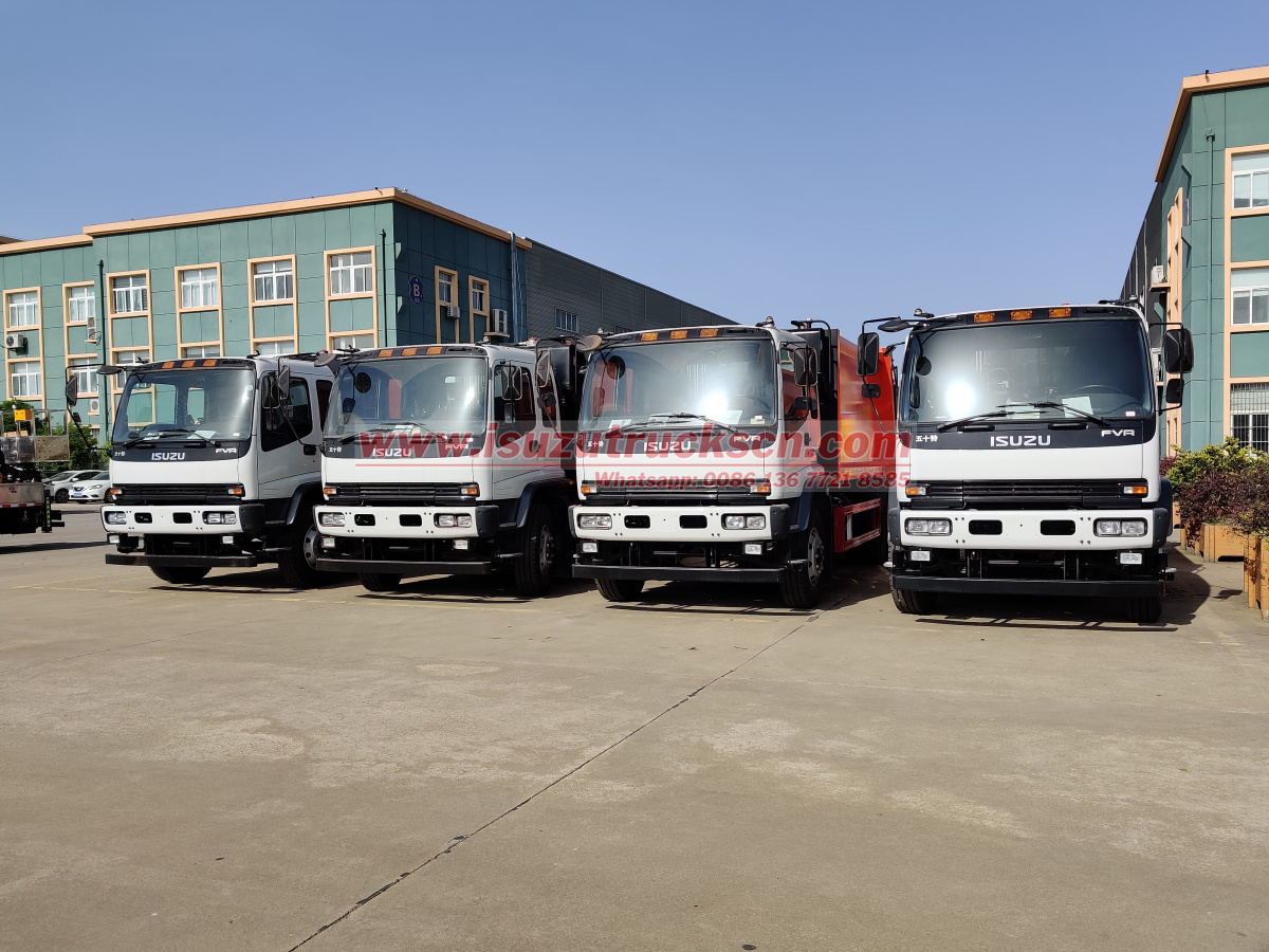 Philippines ISUZU FVR 10CBM Garbage Compactor for sale