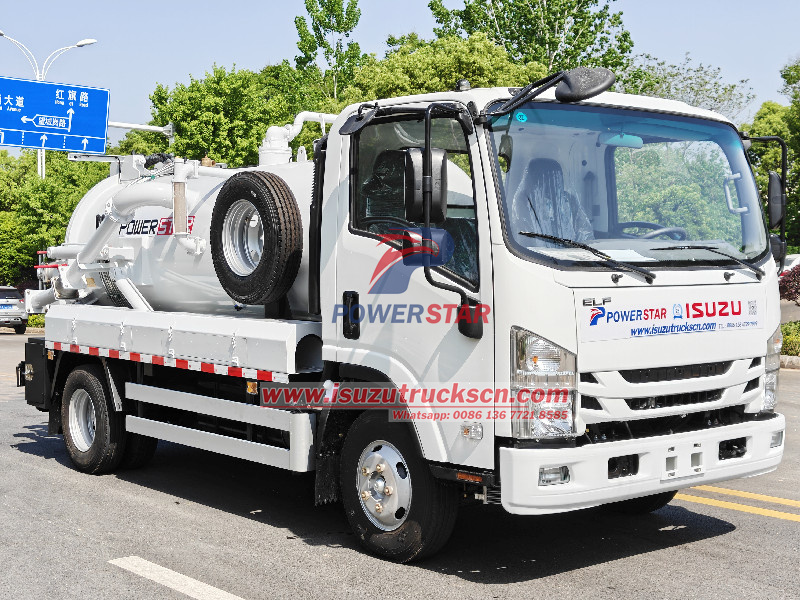 Isuzu 3500L combined sewer truck