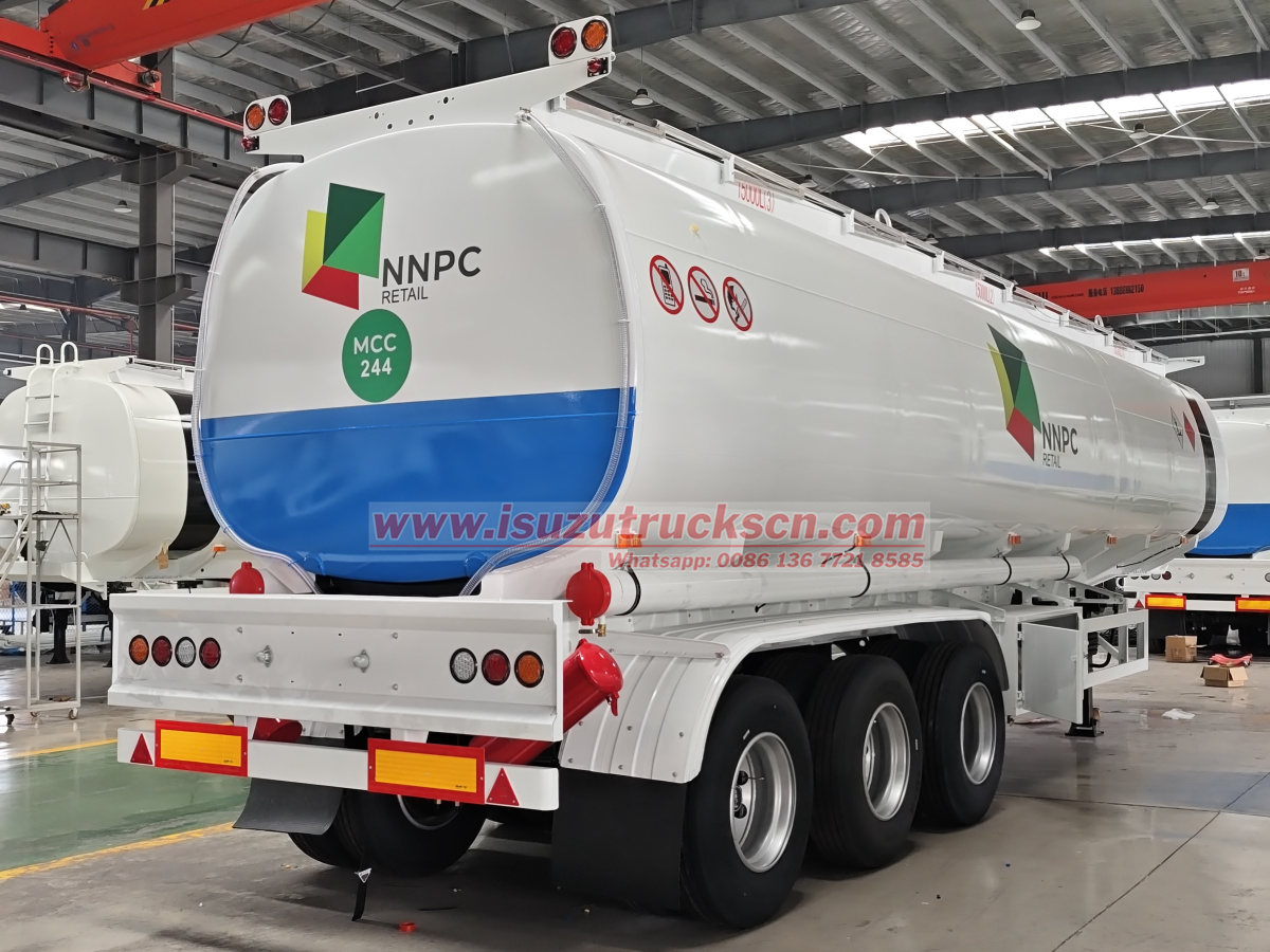 2025 new Nigeria NNPC 220 units Fuel oil tanker semi trailer