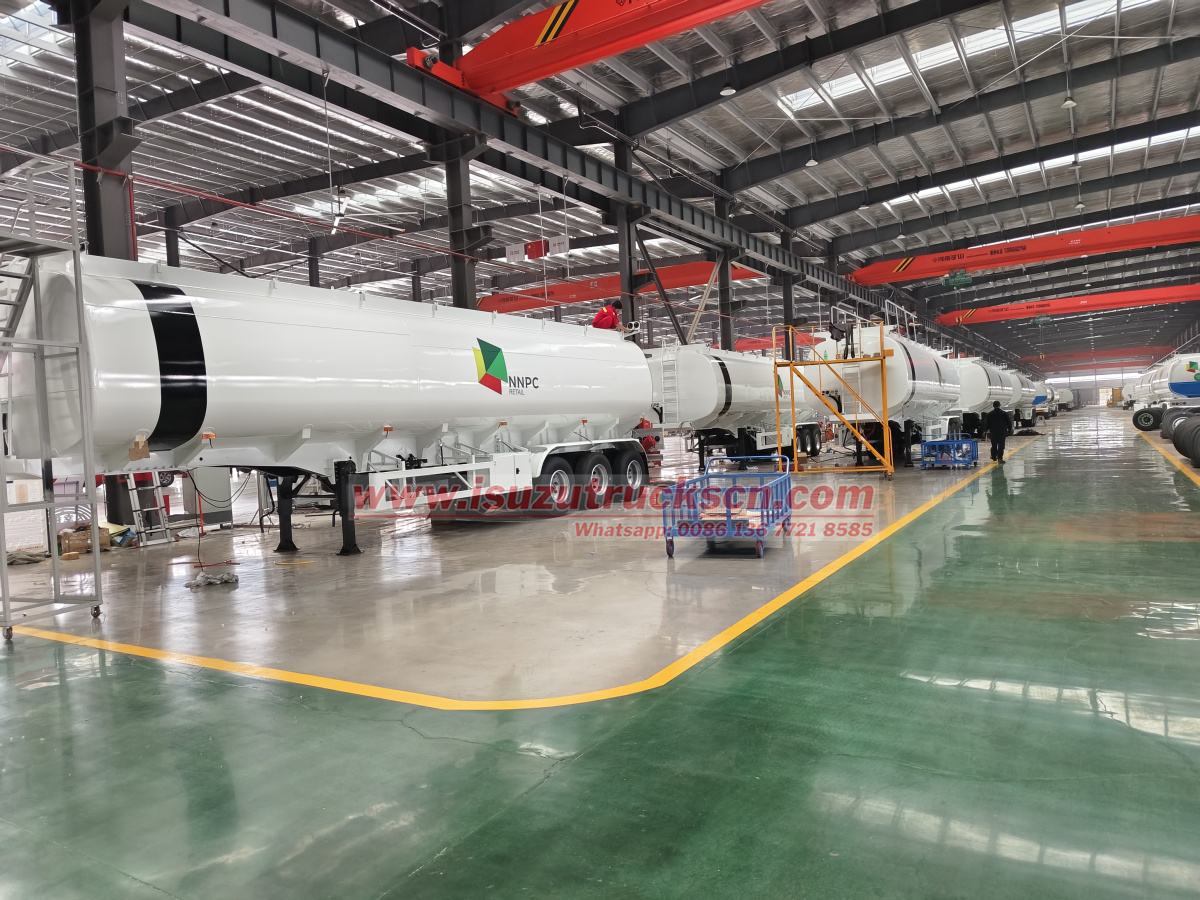 2025 new Nigeria NNPC 220 units Fuel oil tanker semi trailer