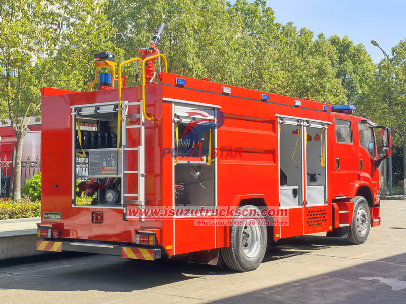 Isuzu 6cbm fire fighting truck