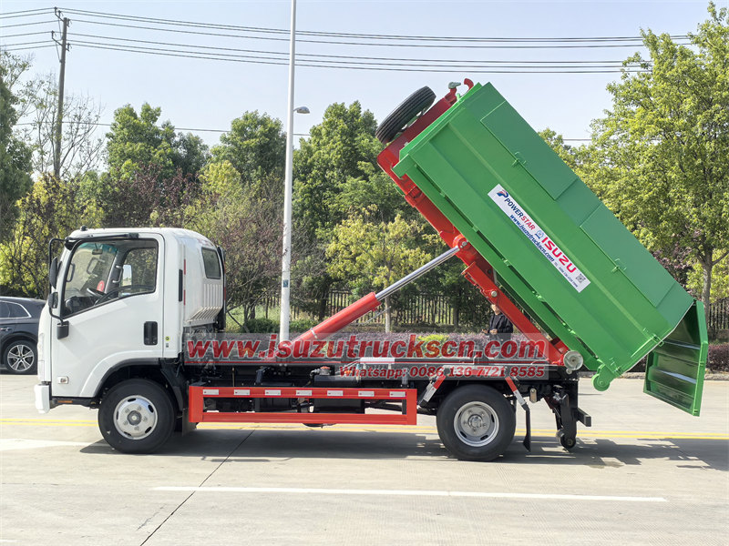 ISUZU roll off dumpster truck for sale