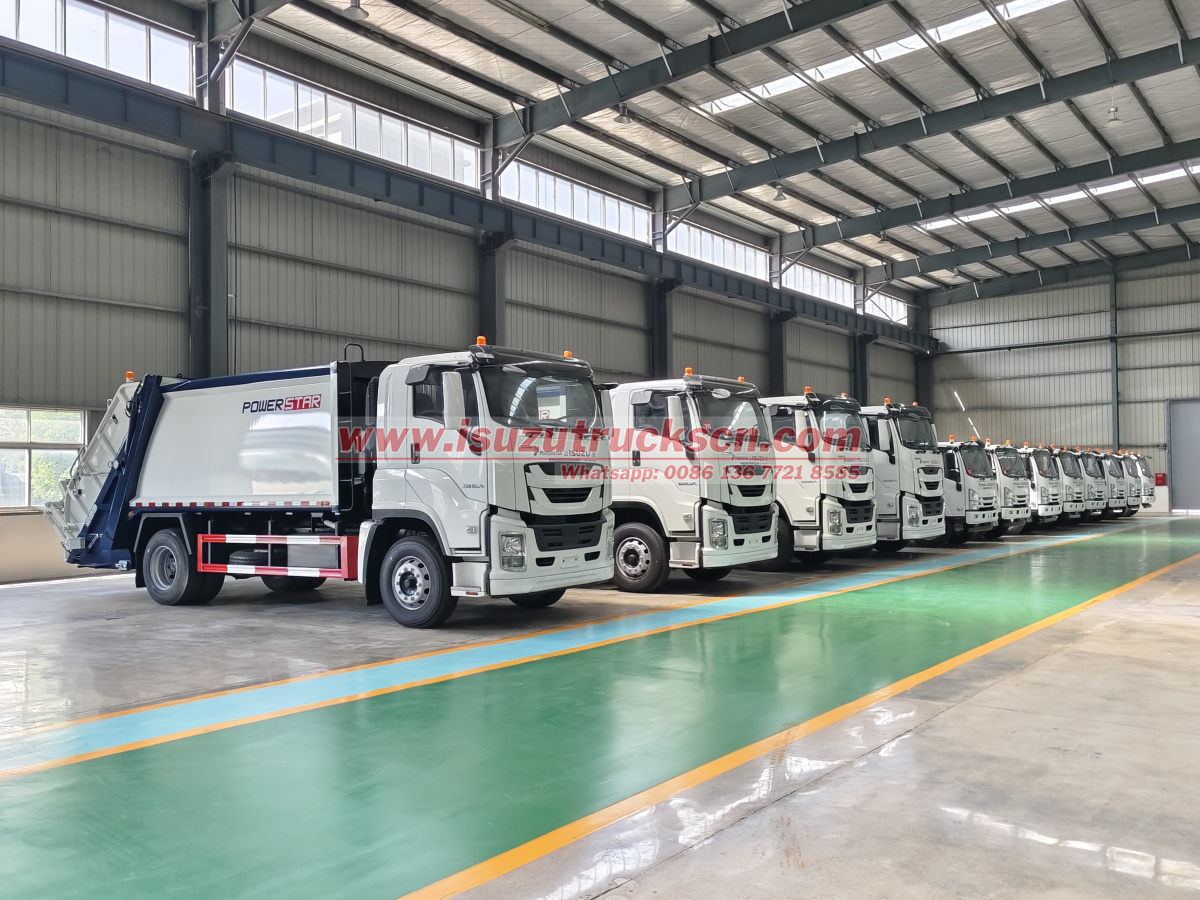 New ISUZU GIGA 16 cubic refuse collection truck