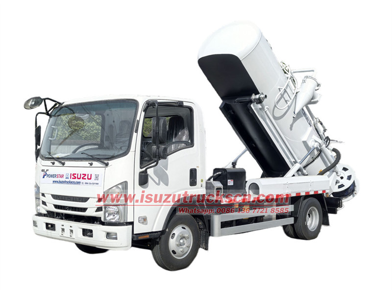 ISUZU light-duty combination vacuum truck
