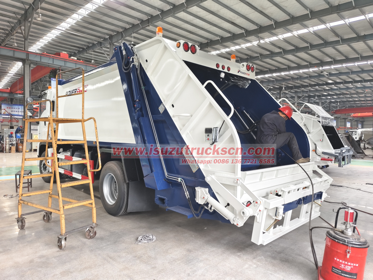 Reliable Isuzu giga 12m3 14m3 15tons Garbage Compactor Truck