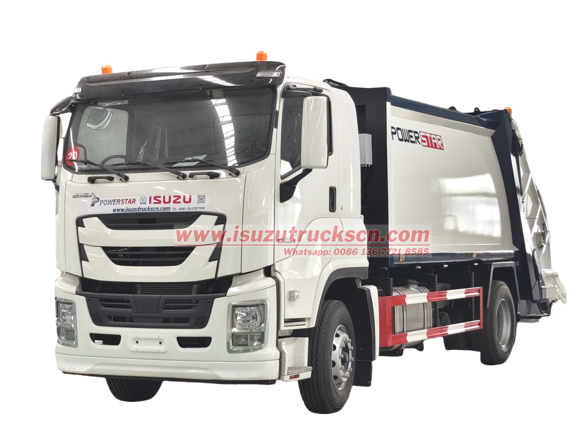 Reliable Isuzu giga 12m3 14m3 15tons Garbage Compactor Truck