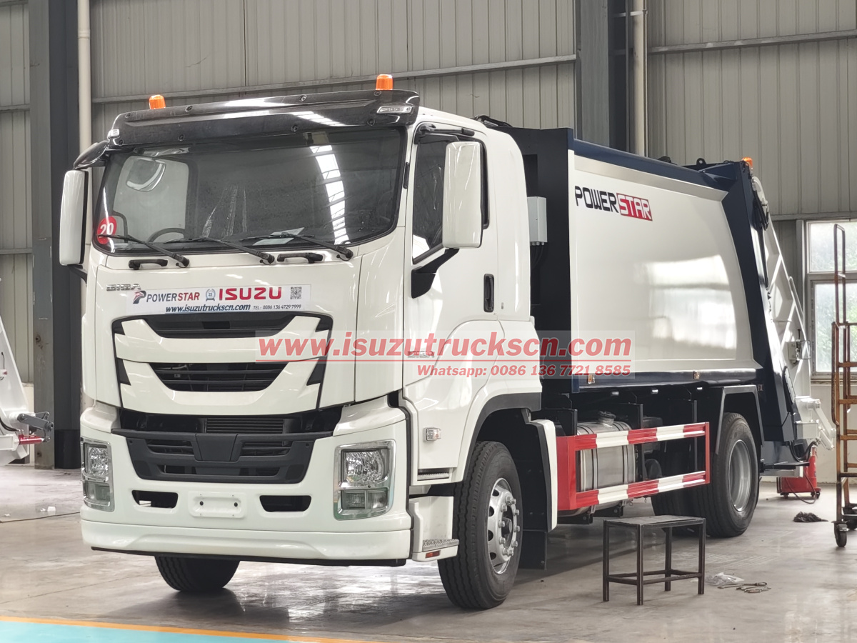 Reliable Isuzu giga 12m3 14m3 15tons Garbage Compactor Truck