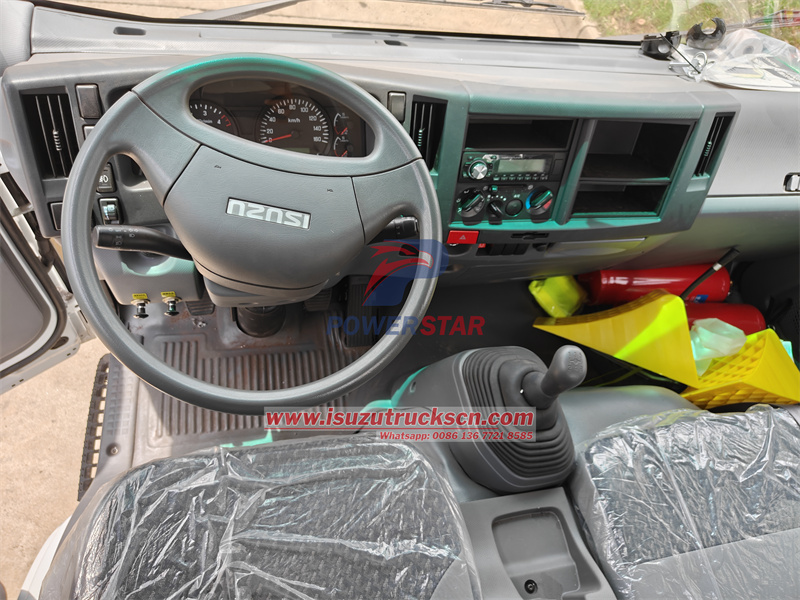 Isuzu new NPR fuel truck with comfortable cabin