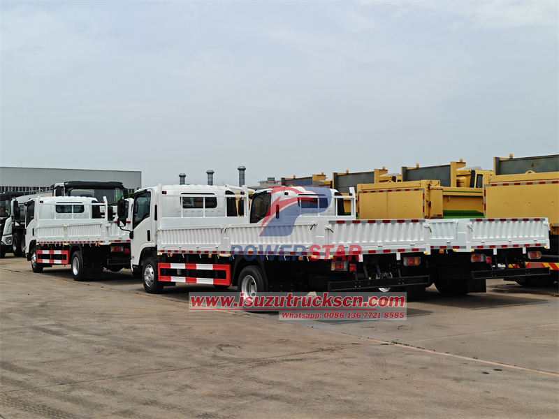 Isuzu dropside lorry cargo truck