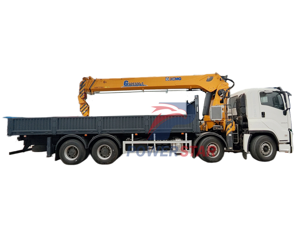 ISUZU GIGA 8x4 20tons boom crane truck