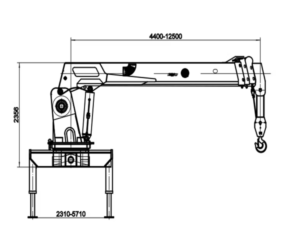 ISUZU FVR 8 ton boom crane truck