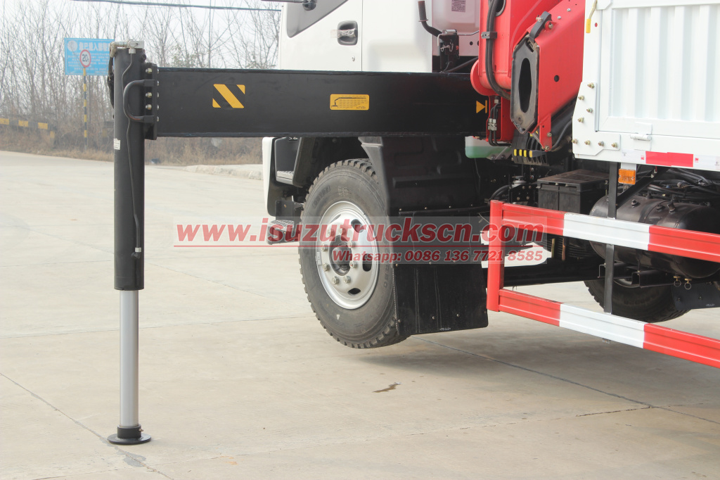 Ethiopia hydraulic truck crane Isuzu