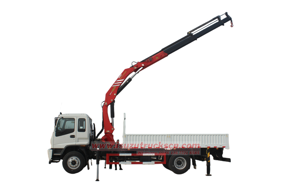 Ethiopia hydraulic truck crane Isuzu