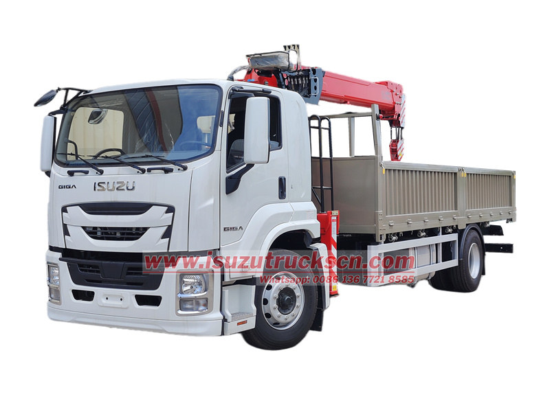 ISUZU hydarulic boom crane truck