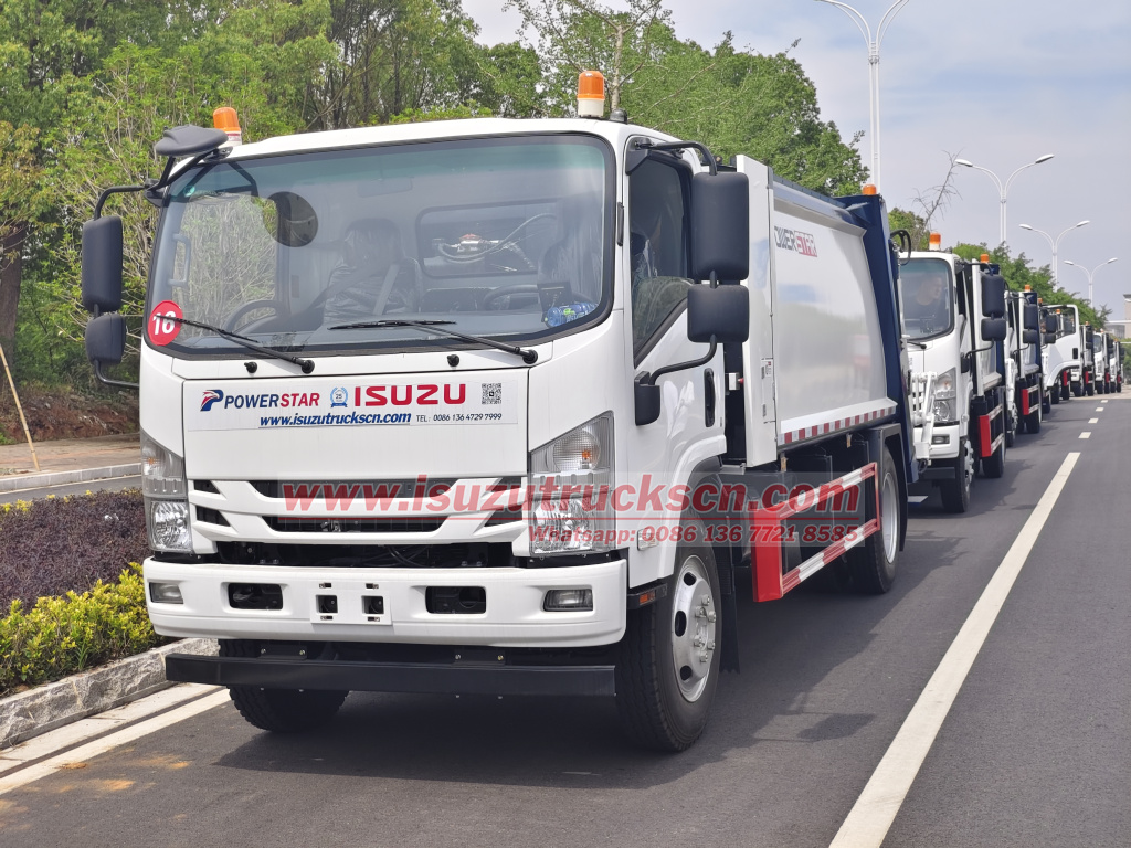 How to buy Isuzu garbage compactor truck in Algeria?