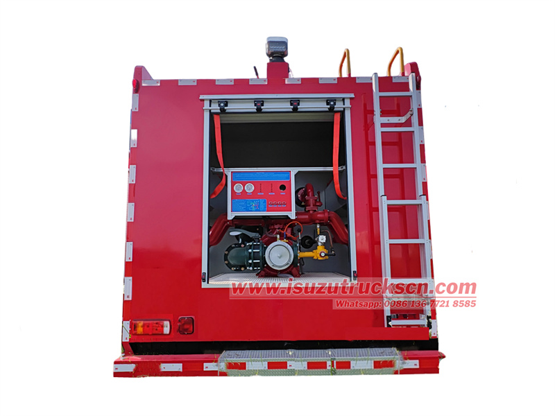 Isuzu GIGA 460HP engine dry powder foam water fire engine