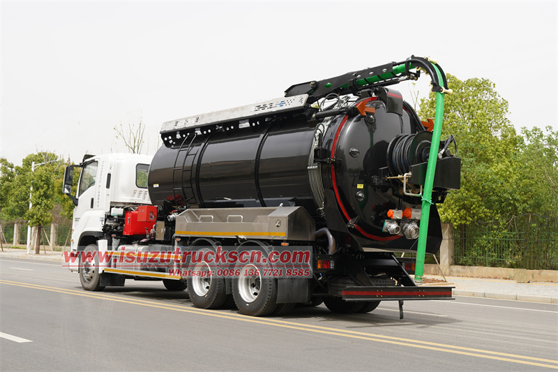 Isuzu FVZ GIGA 6X4 15cbm joint dredging vehicle