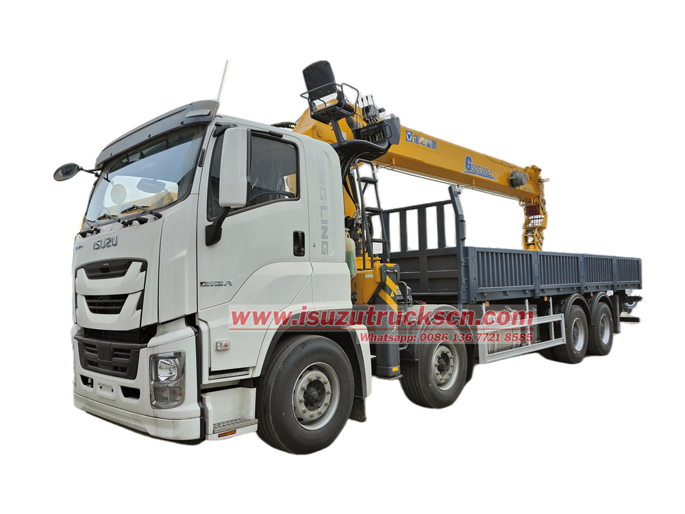 ISUZU GIGA 8x4 20tons boom crane truck