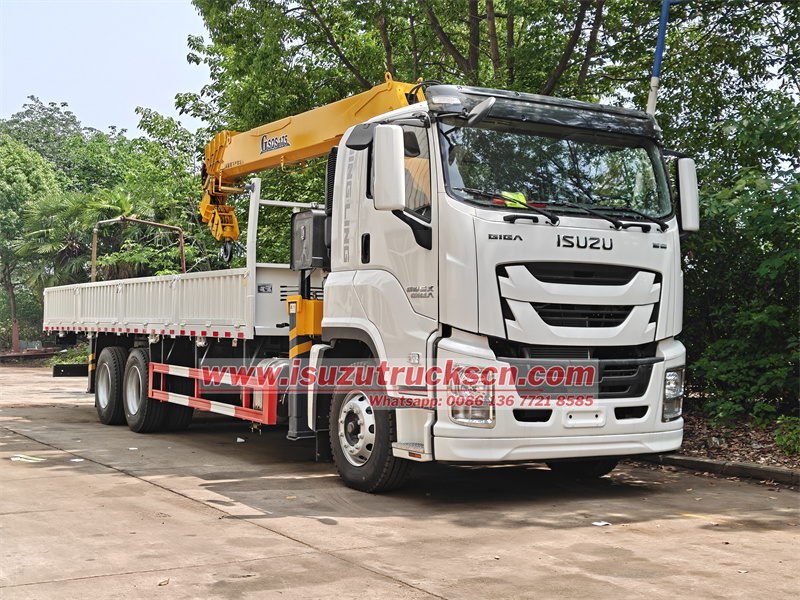 ISUZU GIGA 5X truck mounted boom crane