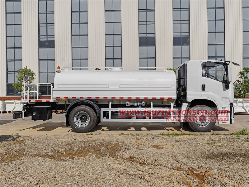 Isuzu 10 cbm water hauling bowser truck
