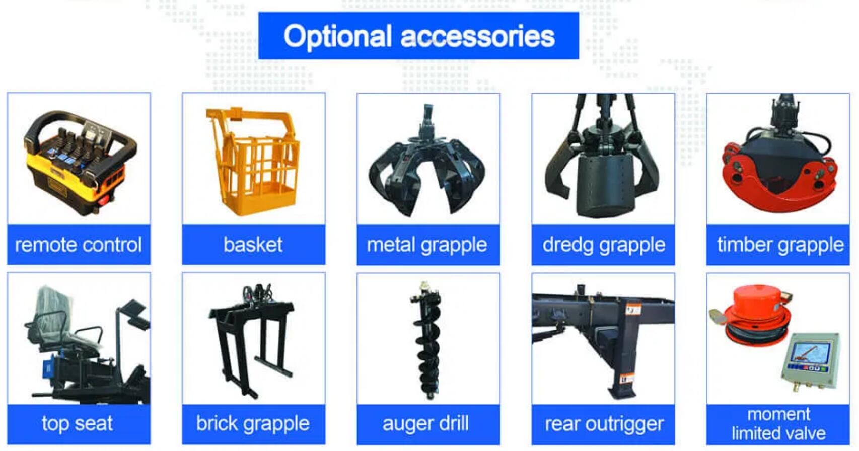 ISUZU BOOM CRANE WITH OPTIONAL EQUIPMENT