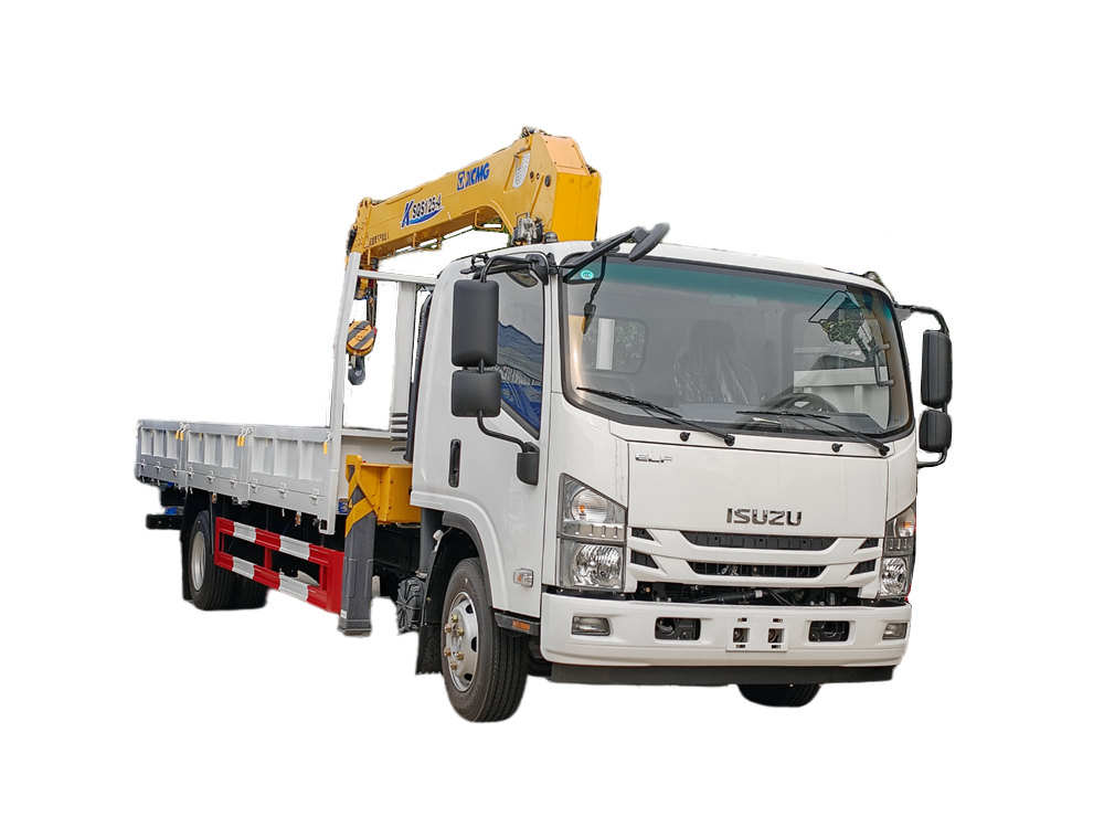 Chile Isuzu 5ton Stiff boom crane truck 