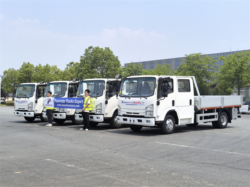 Isuzu KV100 double row cargo truck