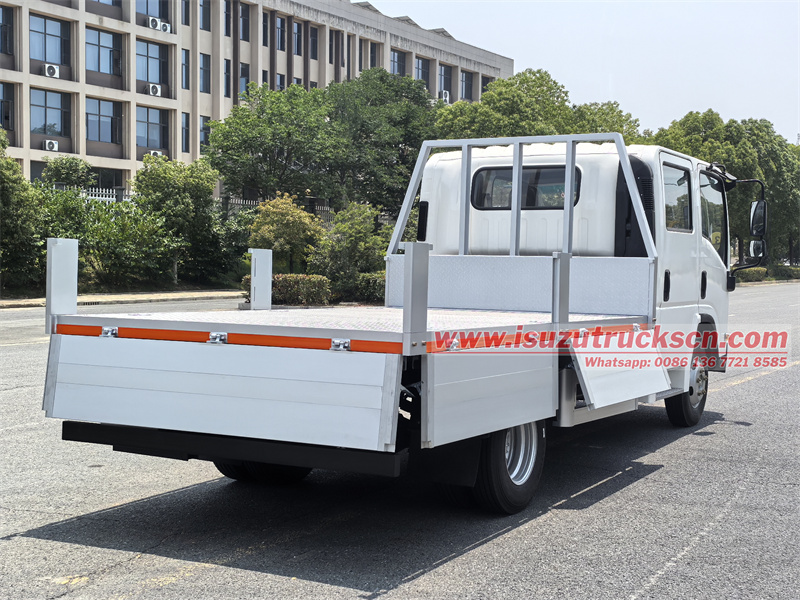 Isuzu Dropside Cargo Truck with Double Row Cabin