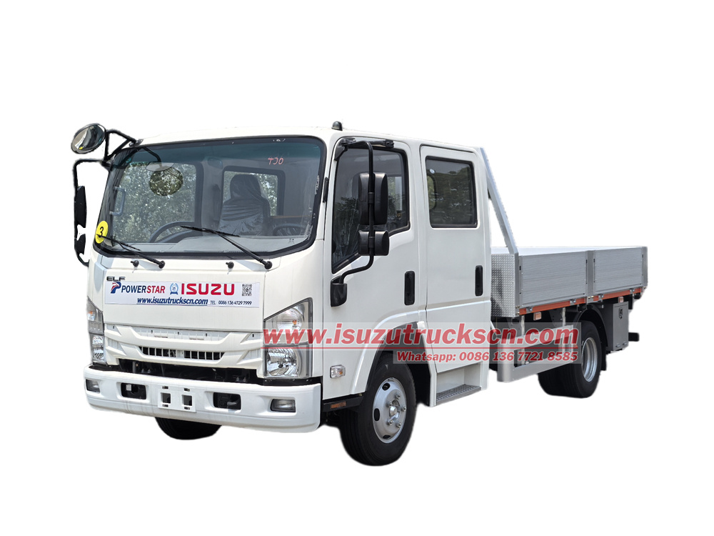 Isuzu 2ton crew cabin cargo body truck 