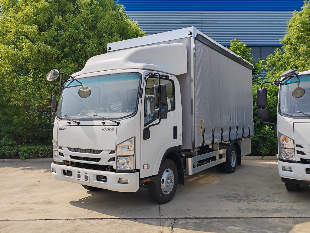 Algeria ISUZU Curtain Side Truck Working Principle