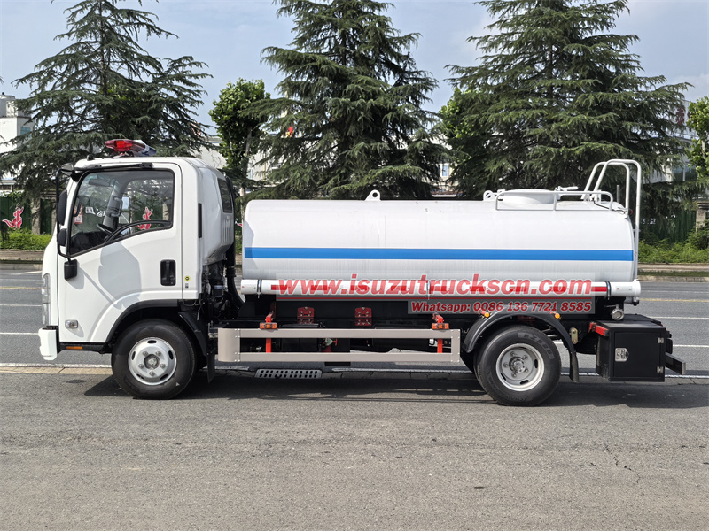 Isuzu KV100 stainless steel anti corrosive potable water tank truck