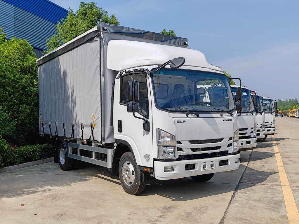 Algeria ISUZU Curtain Side Truck Working Principle
