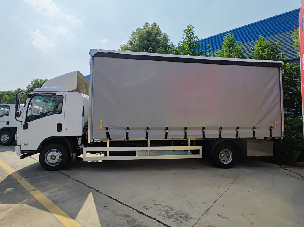 Algeria ISUZU Curtain Side Truck Working Principle
