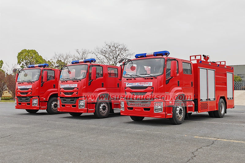 Isuzu GIGA fire fighting truck