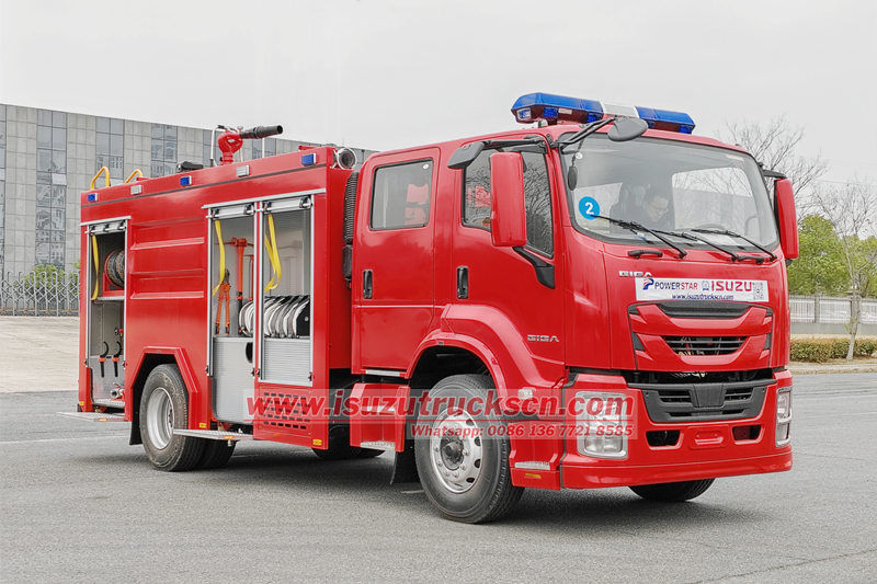 Isuzu fire rescue truck