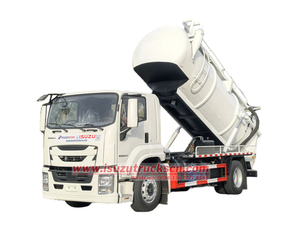 Albania Isuzu 10,000 liters septic pump tanker