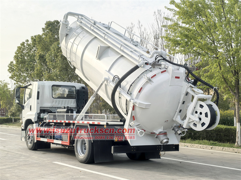 Isuzu FTR 10cbm combination jetter truck