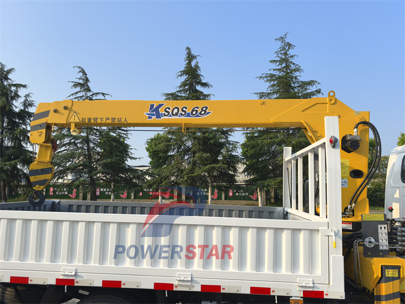 POWERSTAR KSQS68-3 3-section straight-arm crane