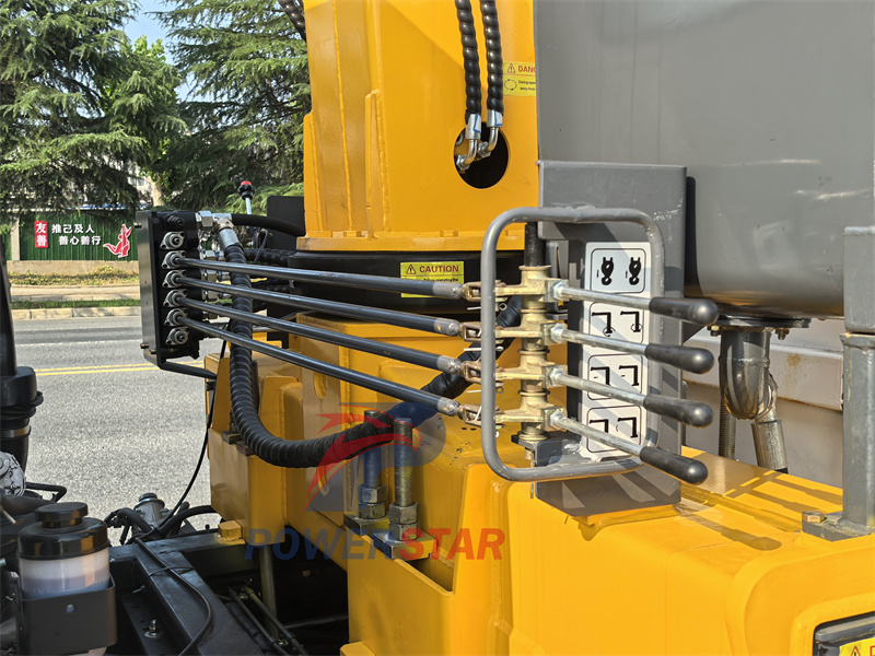 manual hydraulic control lever