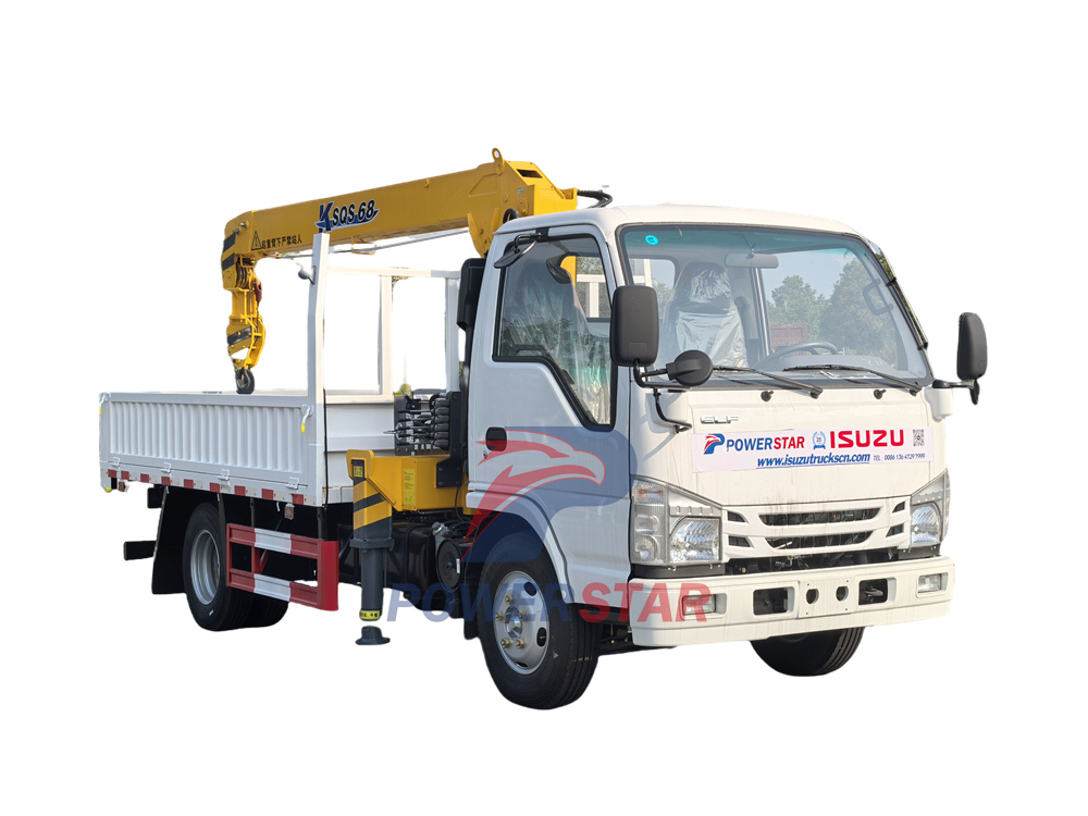 ISUZU ELF 3.2tons Boom Crane Truck