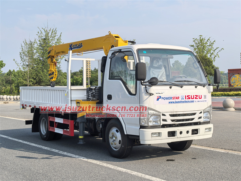 POWERSTAR Isuzu 3tons boom crane truck
