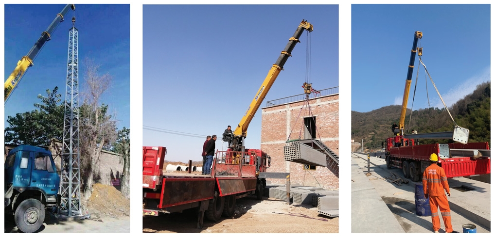 POWERSTAR Isuzu 3tons boom crane truck