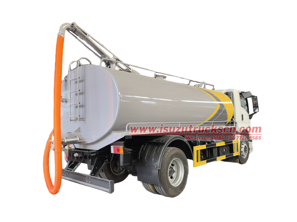 Isuzu FTR 10cbm vacuum septic tank truck