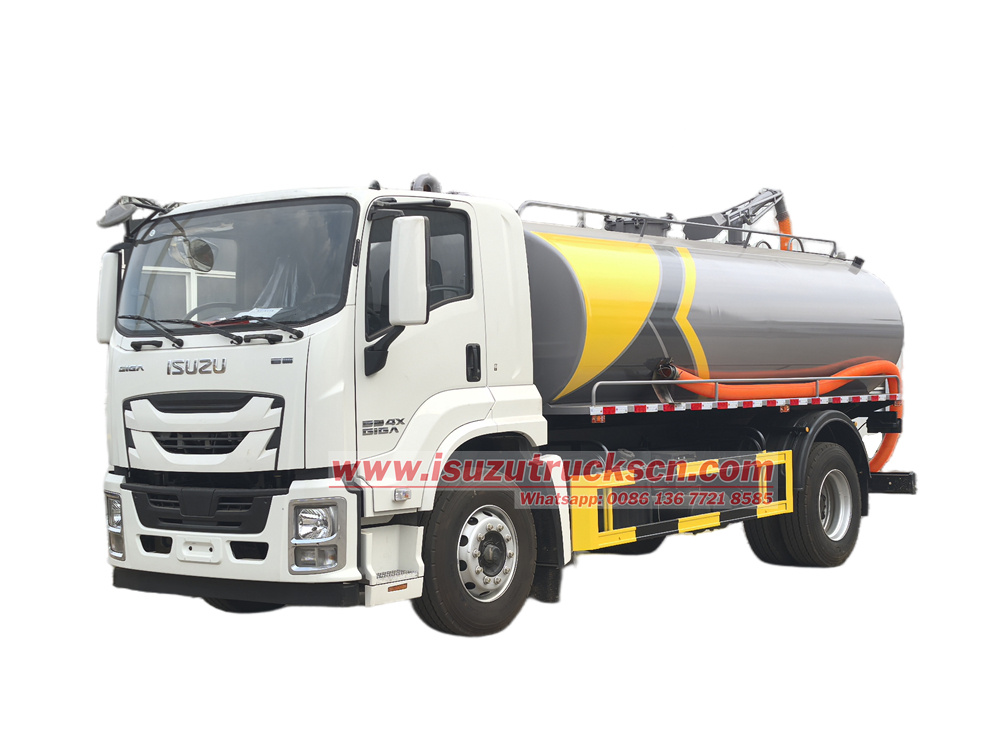 Isuzu FTR 10,000 liters cesspit emptier truck