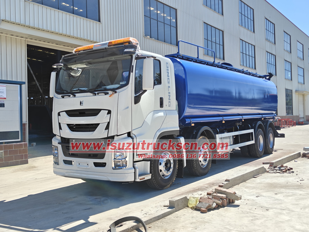 Powerstar Isuzu giga 8x4 30,000L Water Tanker Trucks for Philippines mining site