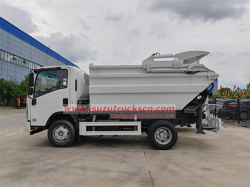 Isuzu 700P 6cbm Leak-proof waste compactor truck