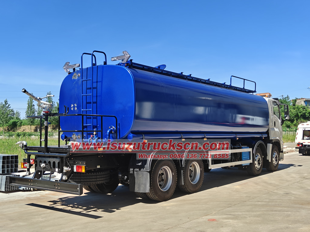 Powerstar Isuzu giga 8x4 30,000L Water Tanker Trucks for Philippines mining site